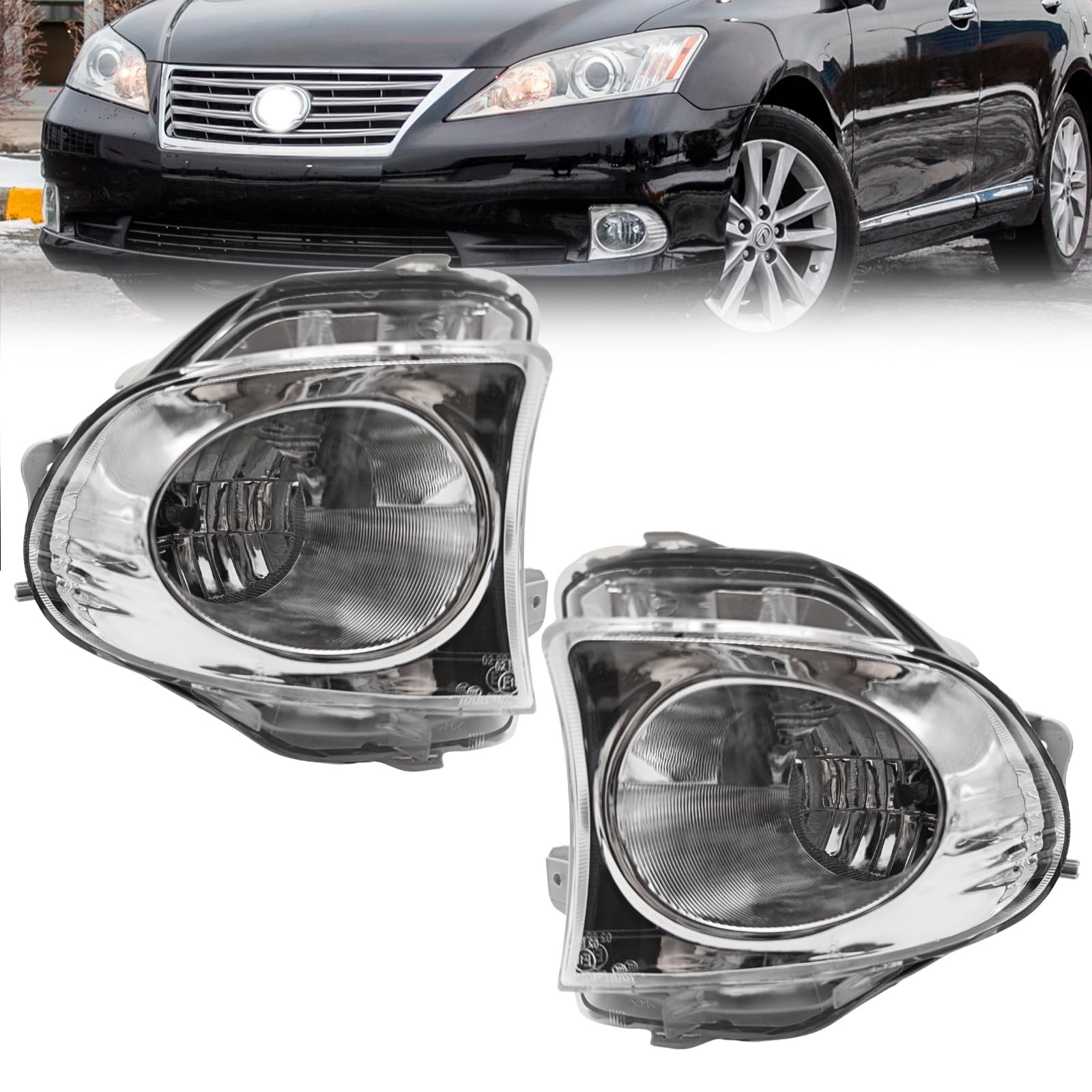 Fog Lights Replacement for 2010 2011 2012 ES240 / ES350 Front Bumper Fog Lamp…