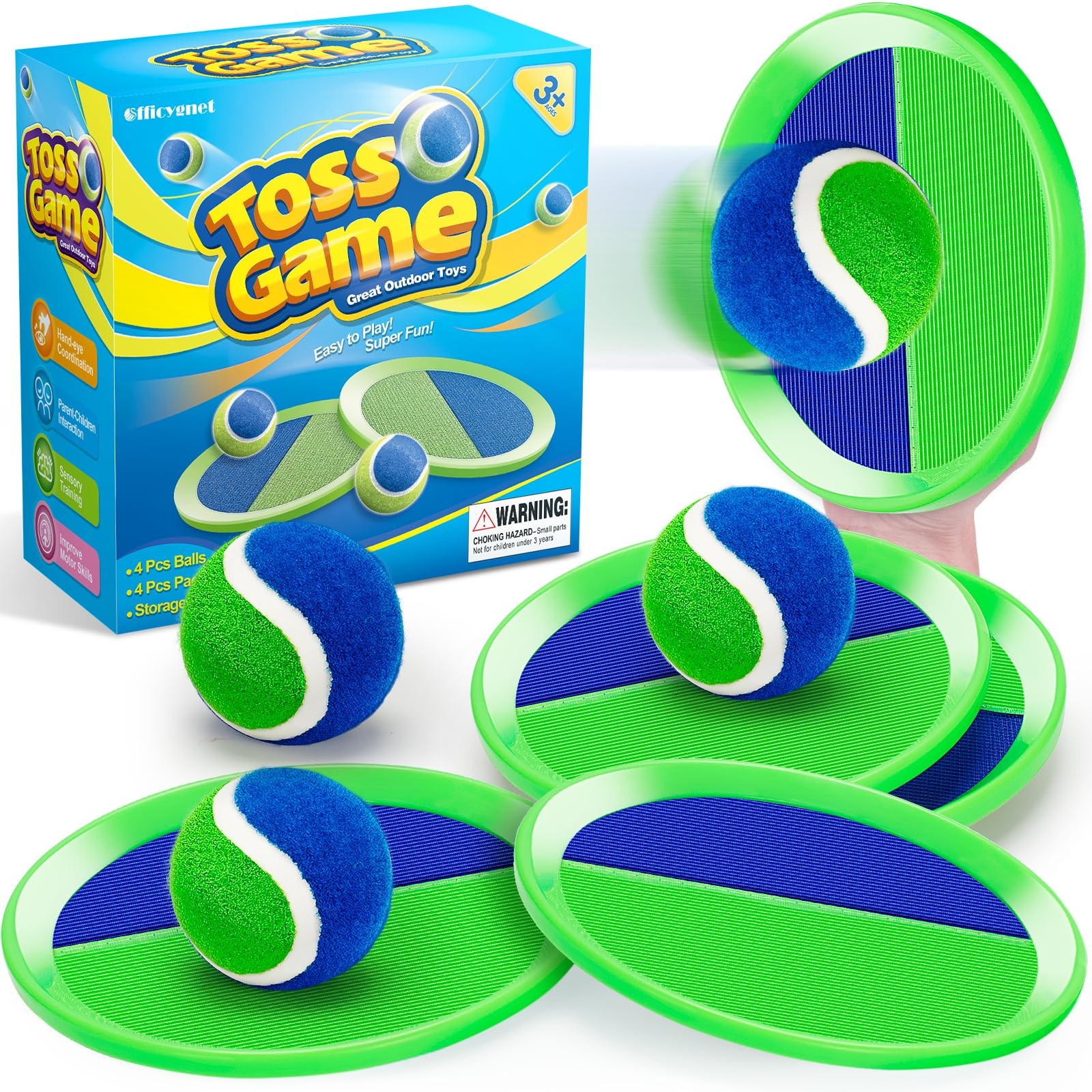Outdoor Toys for Kids Ages 4-8, Outside Game 3 4 5 6 7 8-12 Small, Green