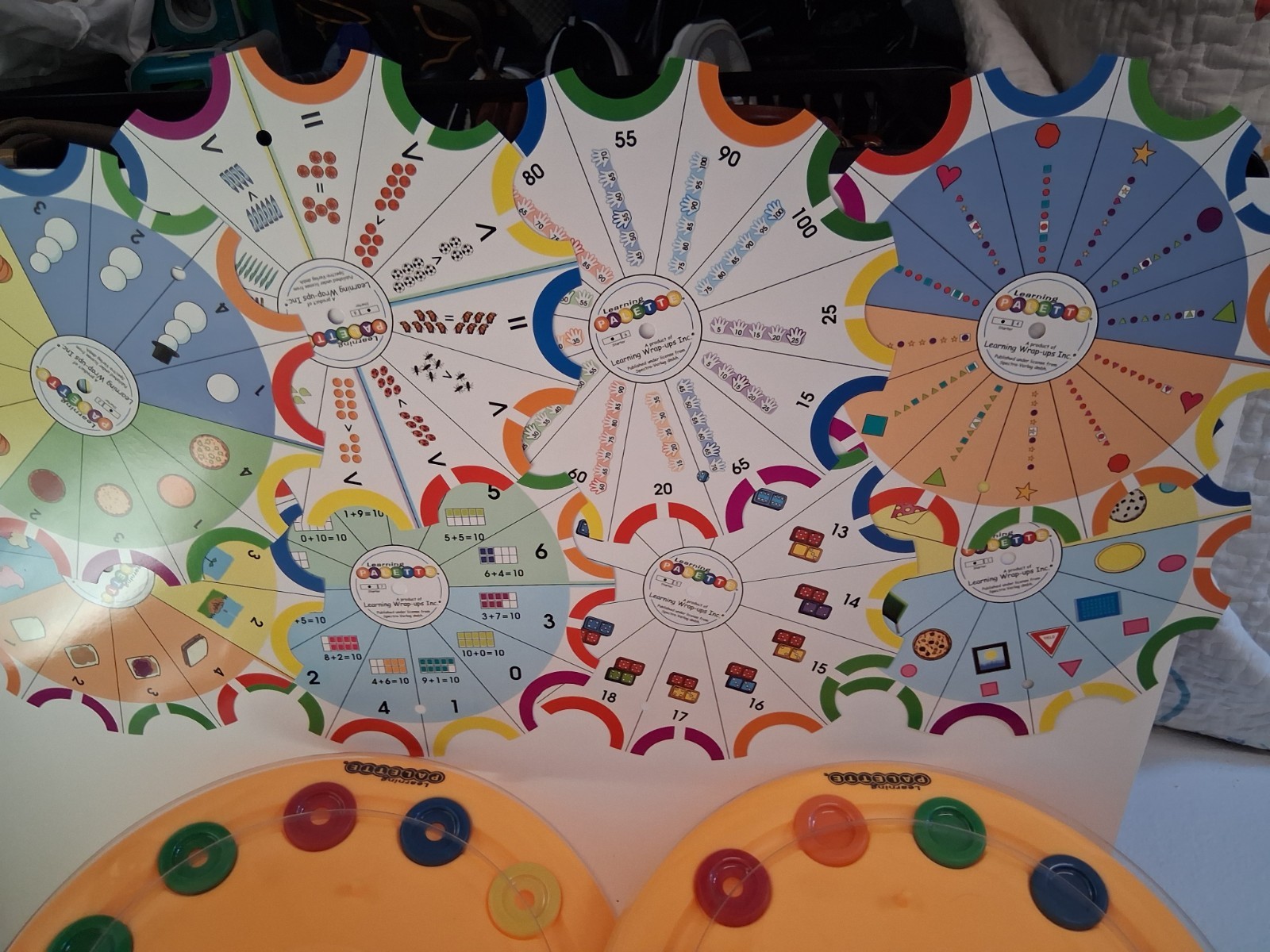 Usborne Early Learning Palette 18 Early Numbers Cards 1st Grade Starter Set