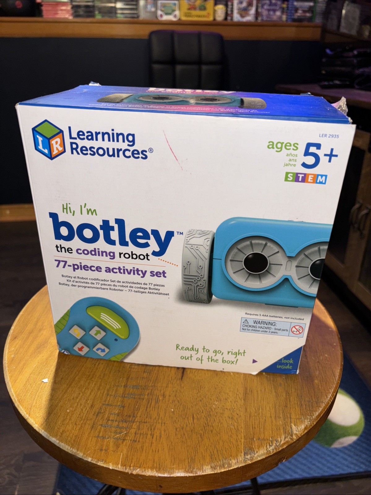 Botley the Coding Robot Activity Set (77 Piece Activity Set) Ages 5+ Open Box