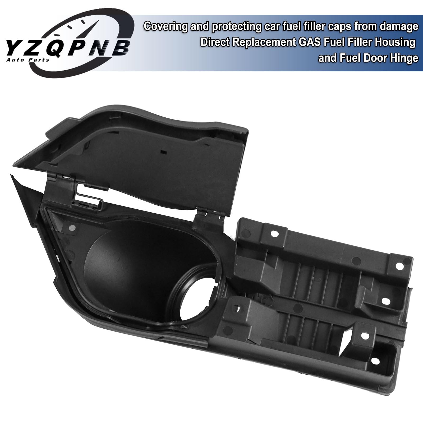 YZQPNB Fuel Filler Door Housing Pocket w/ Black Cover