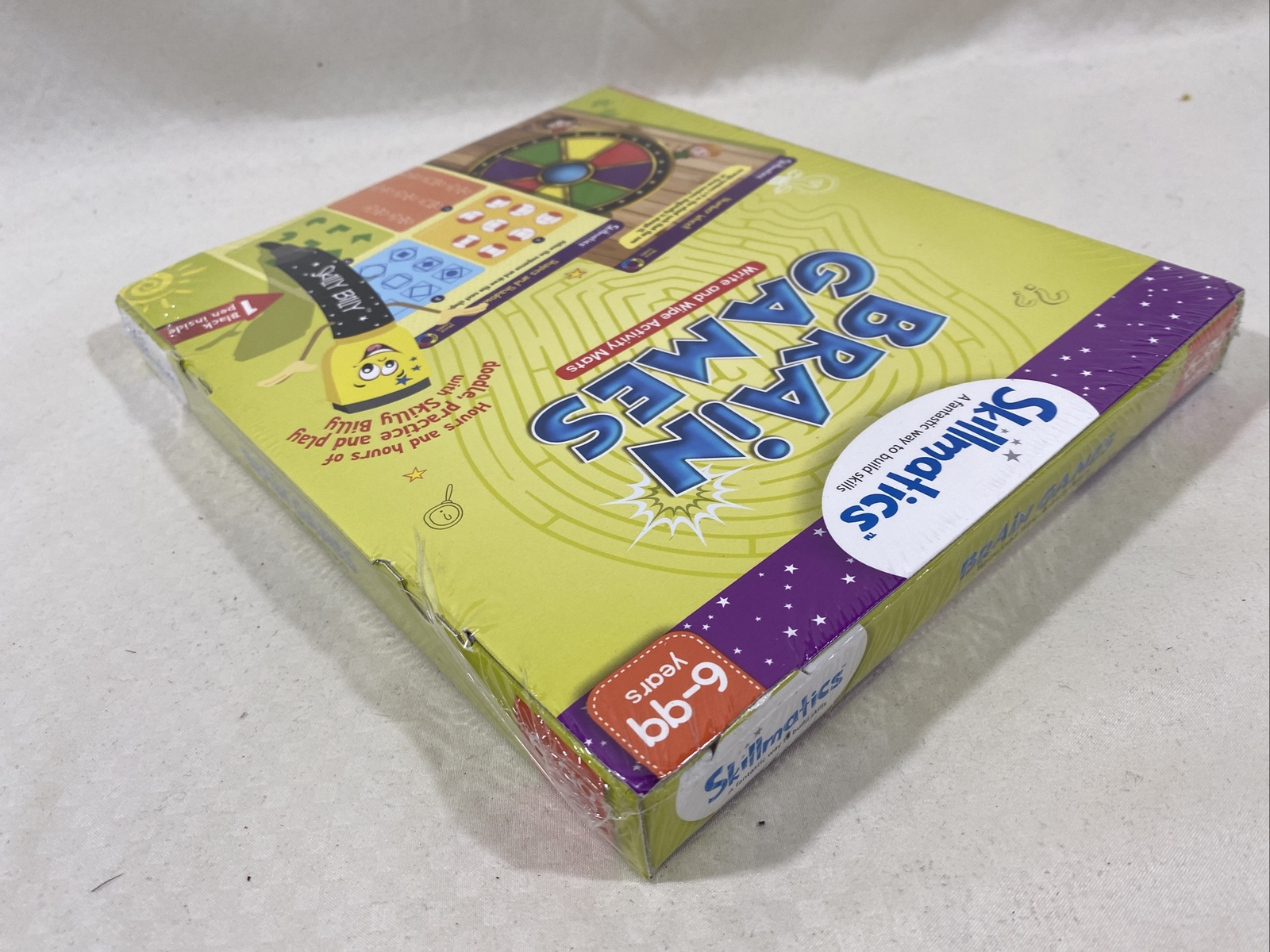 Skillmatics Brain Games Write and Wipe Activity Mats Ages 6-99 SEALED BRAND NEW