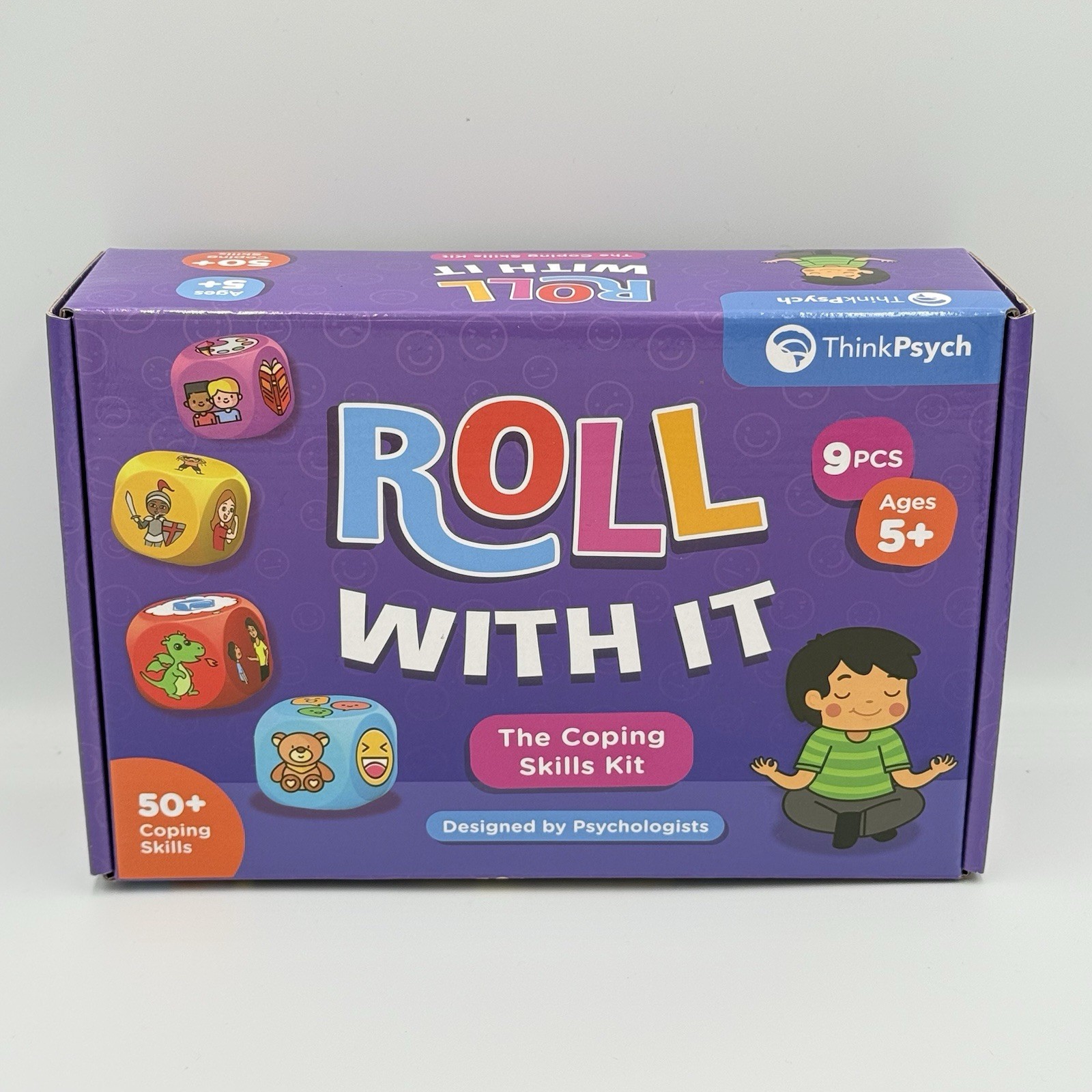 Roll With It CBT Coping Skills Kit Emotional Regulation Tools For Kids Open Box