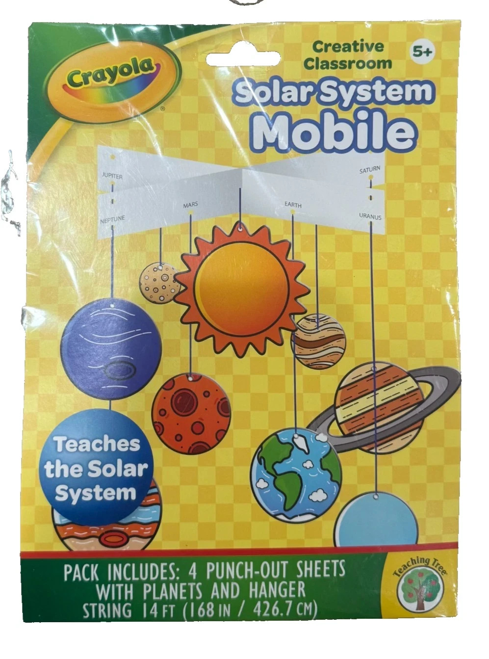 Lot of 5 Crayola Solar System Mobile Kit Creative Classroom Teaching