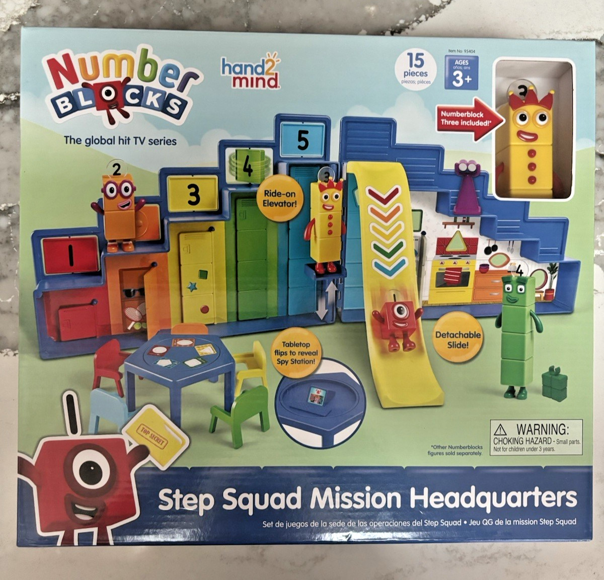Numberblocks Step Squad Mission Headquarters hand2mind Figure Three Included NEW