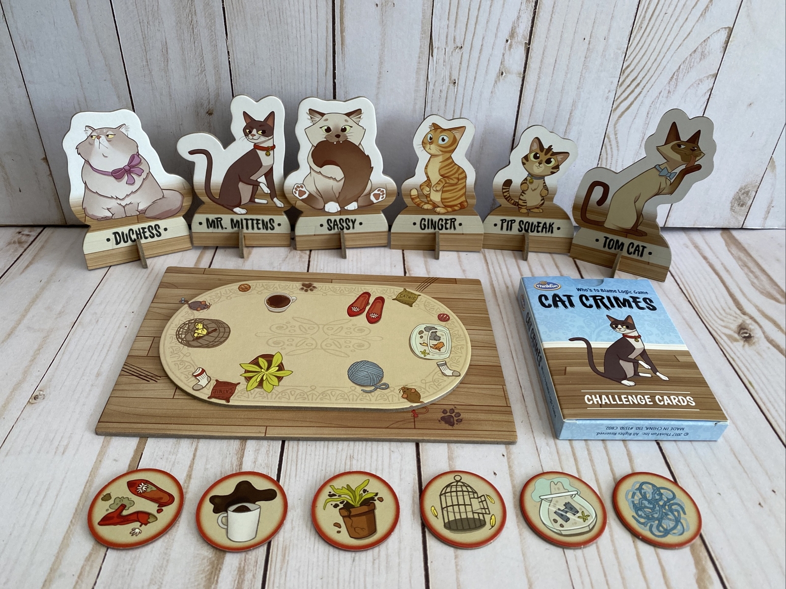 Thinkfun Cat Crimes Logic Game Problem Solving Learning Educational Skill Build