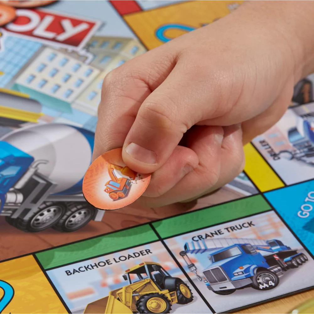 Hasbro Monopoly Junior Board Game for Kids Ages 5+ – Beginner-Friendly Family