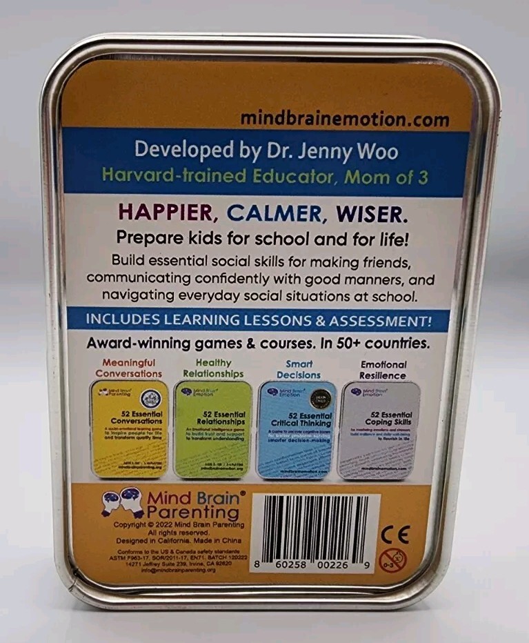 Mind Brain Parenting 52 Essential Social Skills Lessons & Teaching Tool Kit