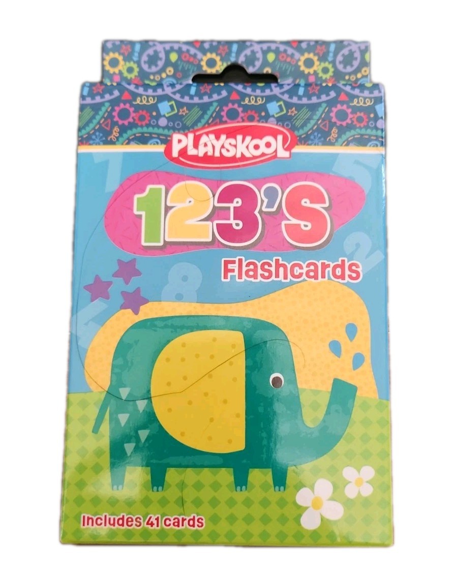 Set Playskool 123s & First Words & Colors and Shapes Flashcards Educational