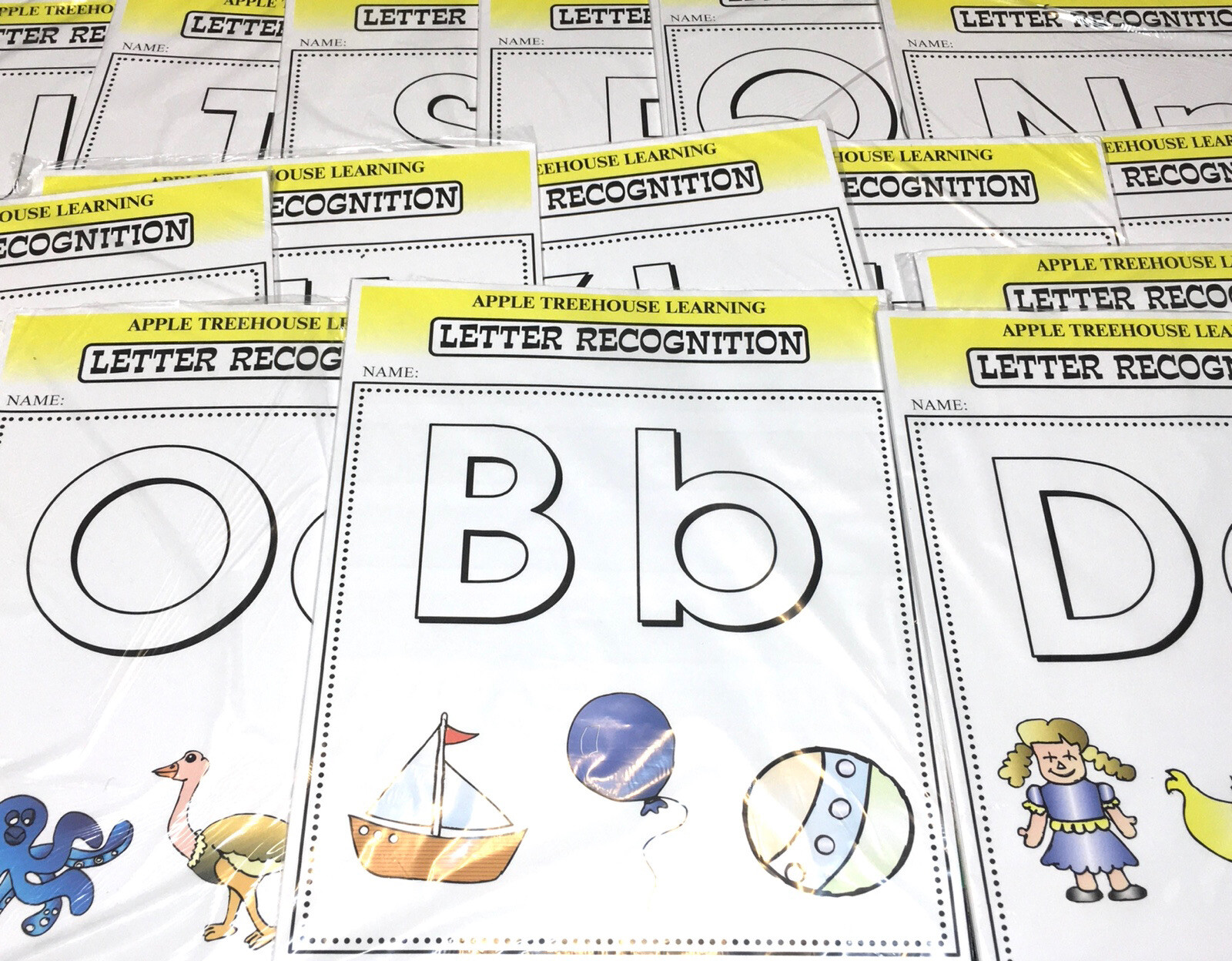 Apple Treehouse Preschool Bundle – Complete Set – A – Z Worksheets – 520 pgs