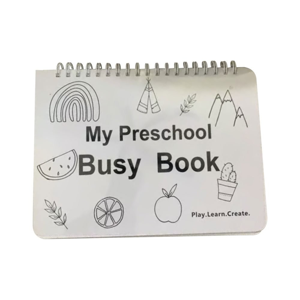 My Preschool Busy Book Educational Toys Gift for Kids & Toddlers CW
