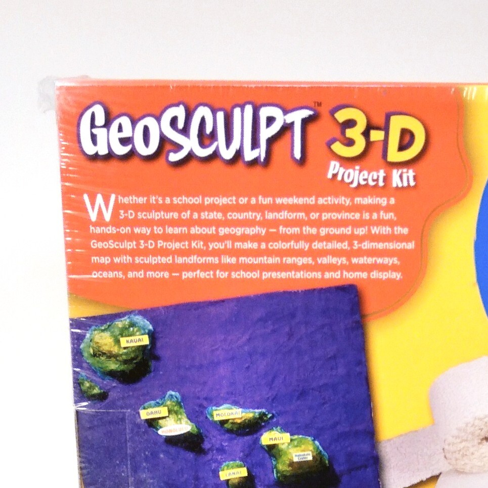 GeoSculpt 3-D Project Kit & Vintage Marbling Project Kit – Both Factory Sealed