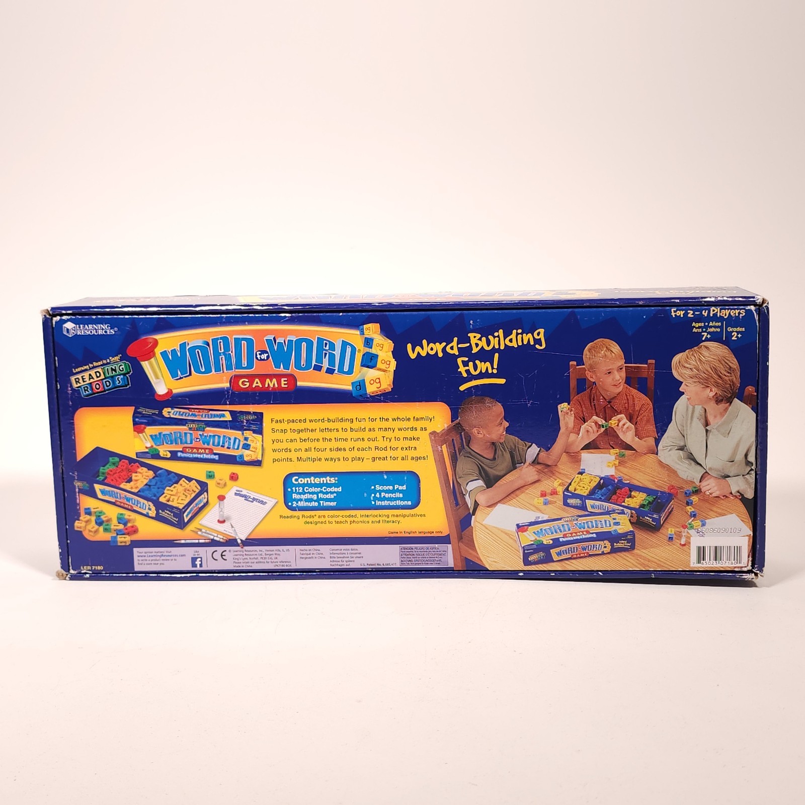 Learning Resources Reading Rods Word for Word Phonics Hands On Game Homeschool