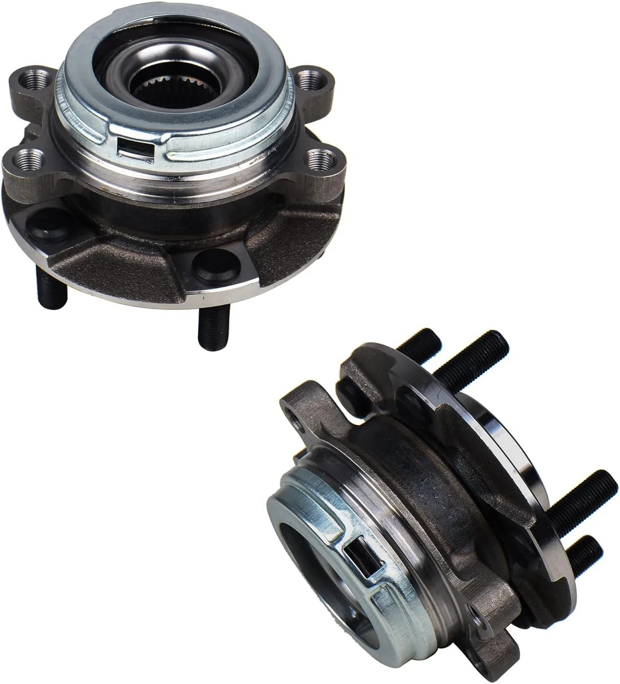 KUSATEC 513296 [2 Pack] Front Wheel Hub and Bearing Assembly Fit for Nissan Alti