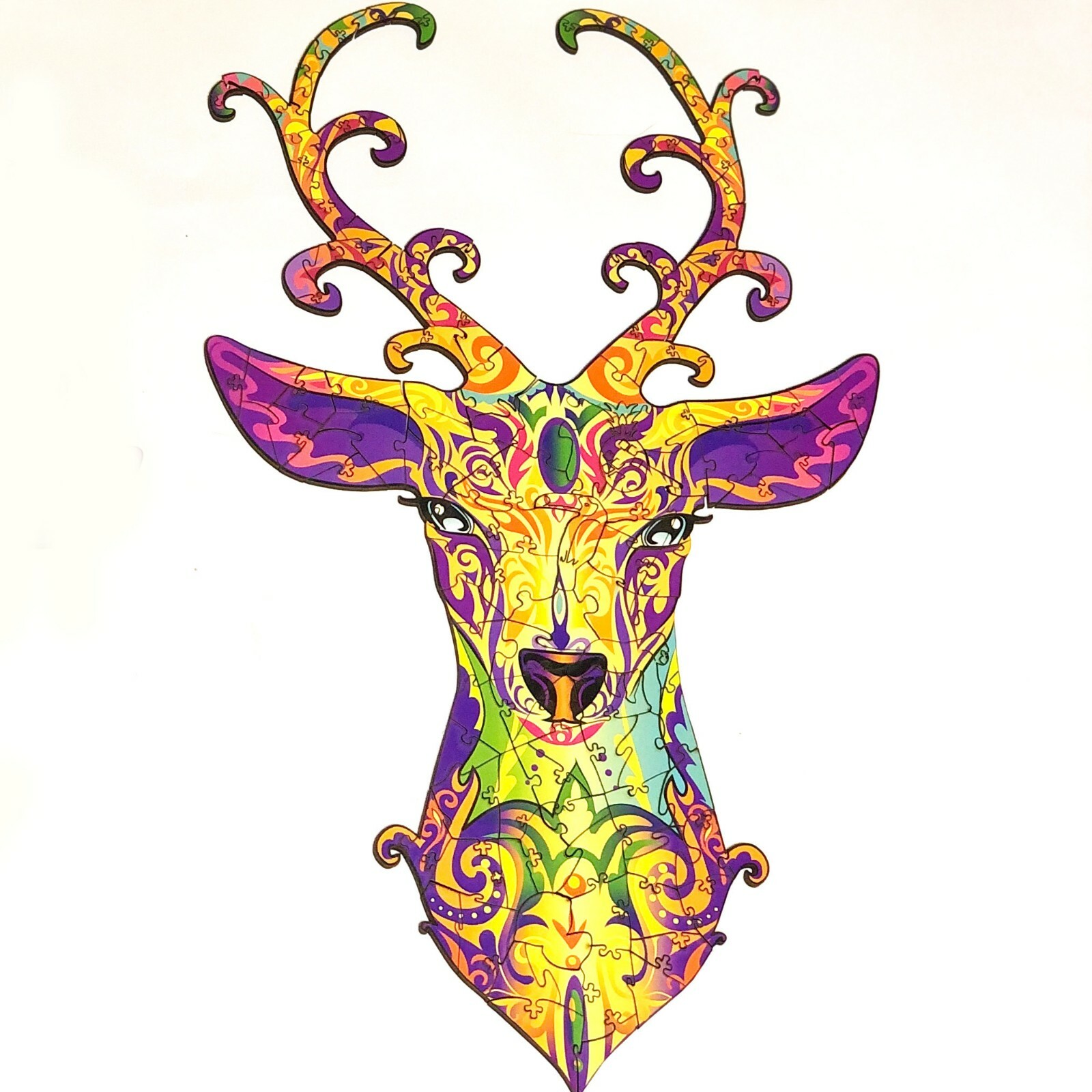 Animal wooden puzzle Noble deer – gift ecofriendly puzzle medium and large
