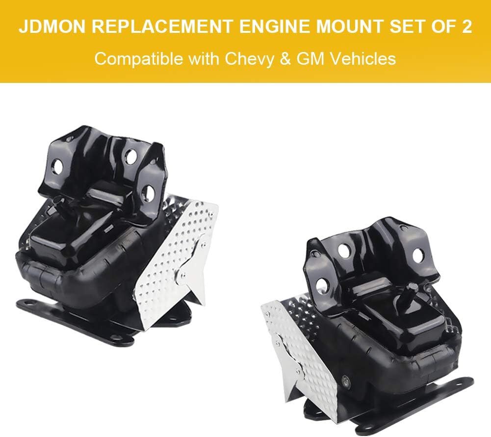 JDMON Compatible with Engine Motor Mount with Heat Shield Cadillac GMC Chevy
