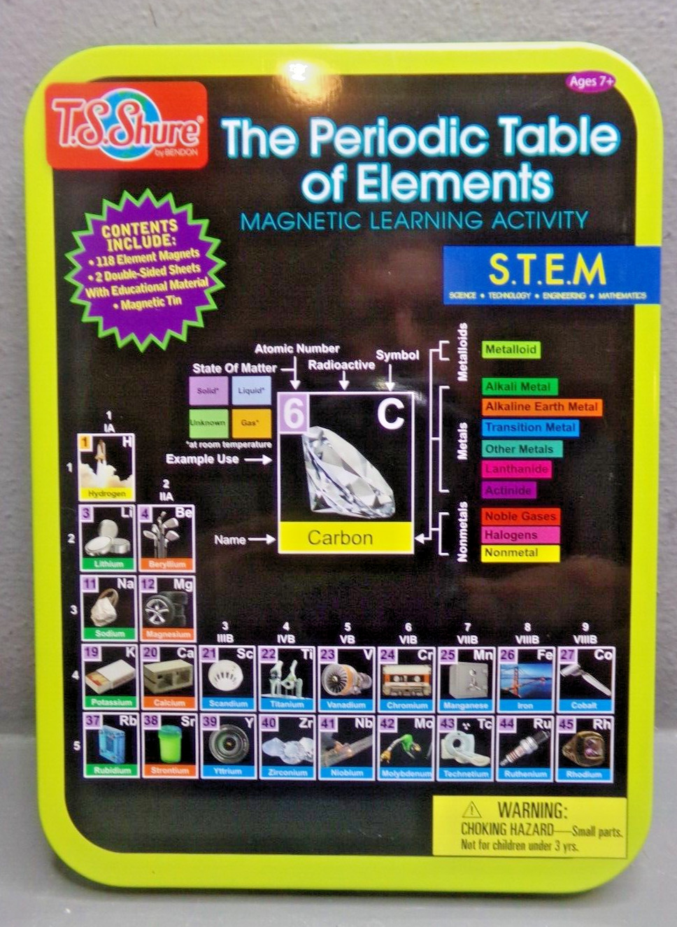 TS Shure The Periodic Table Of Elements STEM Magnetic Learning Activity Kit