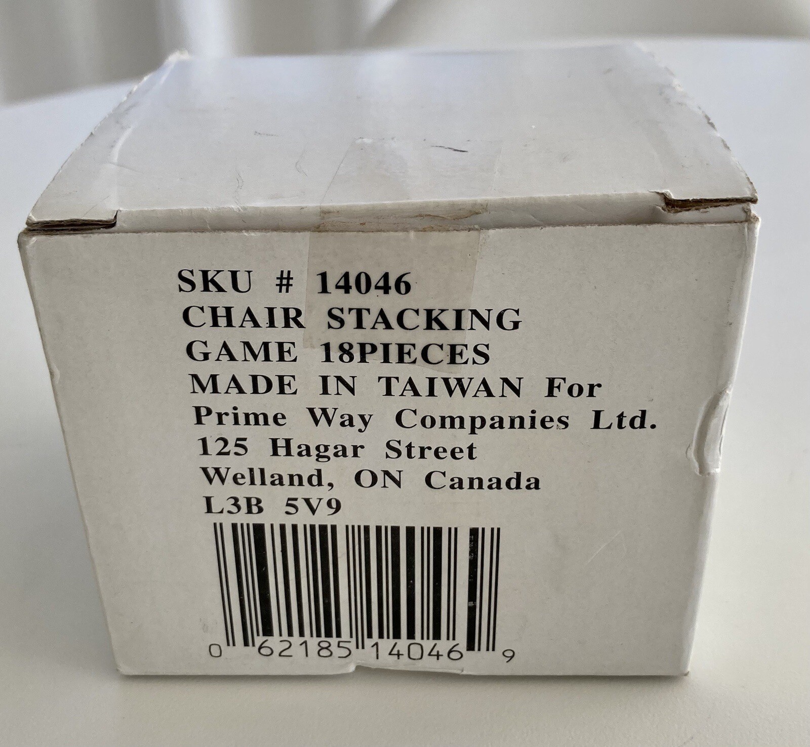 VTG STACKING CHAIR GAME Complete W/Instructions & Original Box