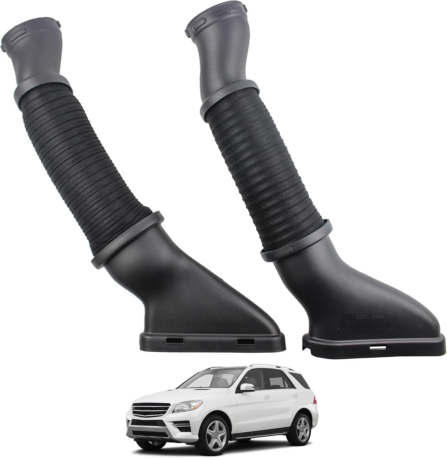 Pair Left & Right Air Intake Hose Air Inlet Duct Compatible With 2012-2018