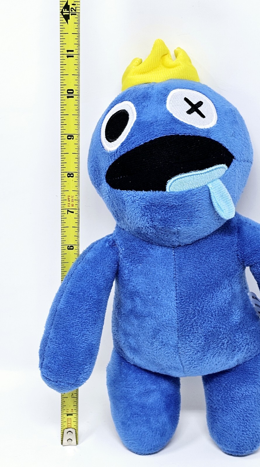 Rainbow Friends Droeong 2022 Horror Game Blue Plush Used Stuffed Doll 10″