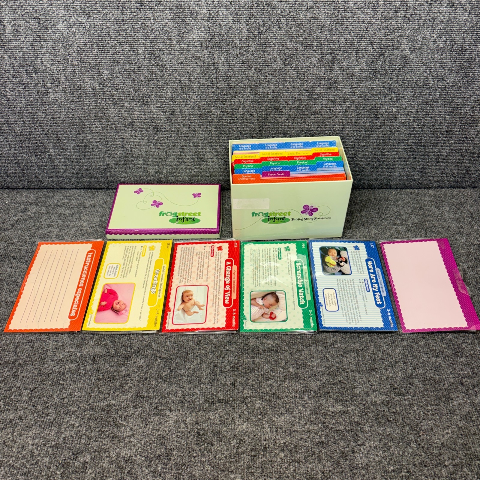 Frog Street Infant Photo Activity Cards Set 0-18 Months Home School Curriculum