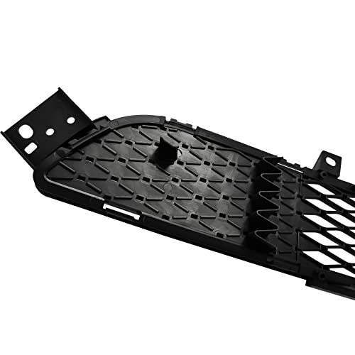YLT AUTO Front Bumper Cover Lower Grille Cover Replacement Kit Black Guard