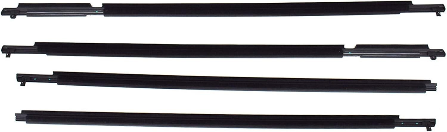 4-piecs Weatherstrip Window Molding Trim Sill Seal Belt Replacement for RAV4