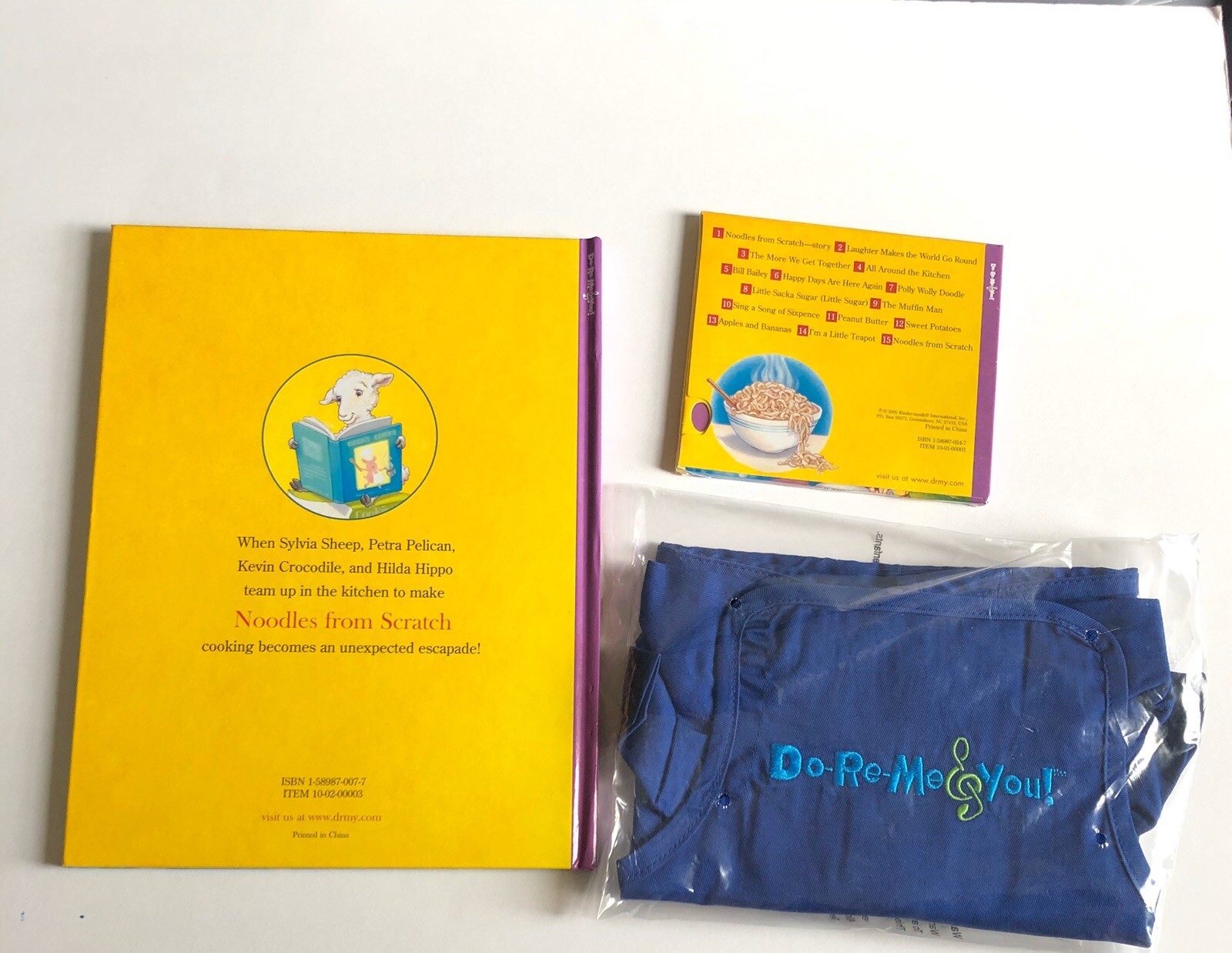 Noodles From Scratch Hardcover Book & Musical CD Set- Kindermusik Do-re-me & You