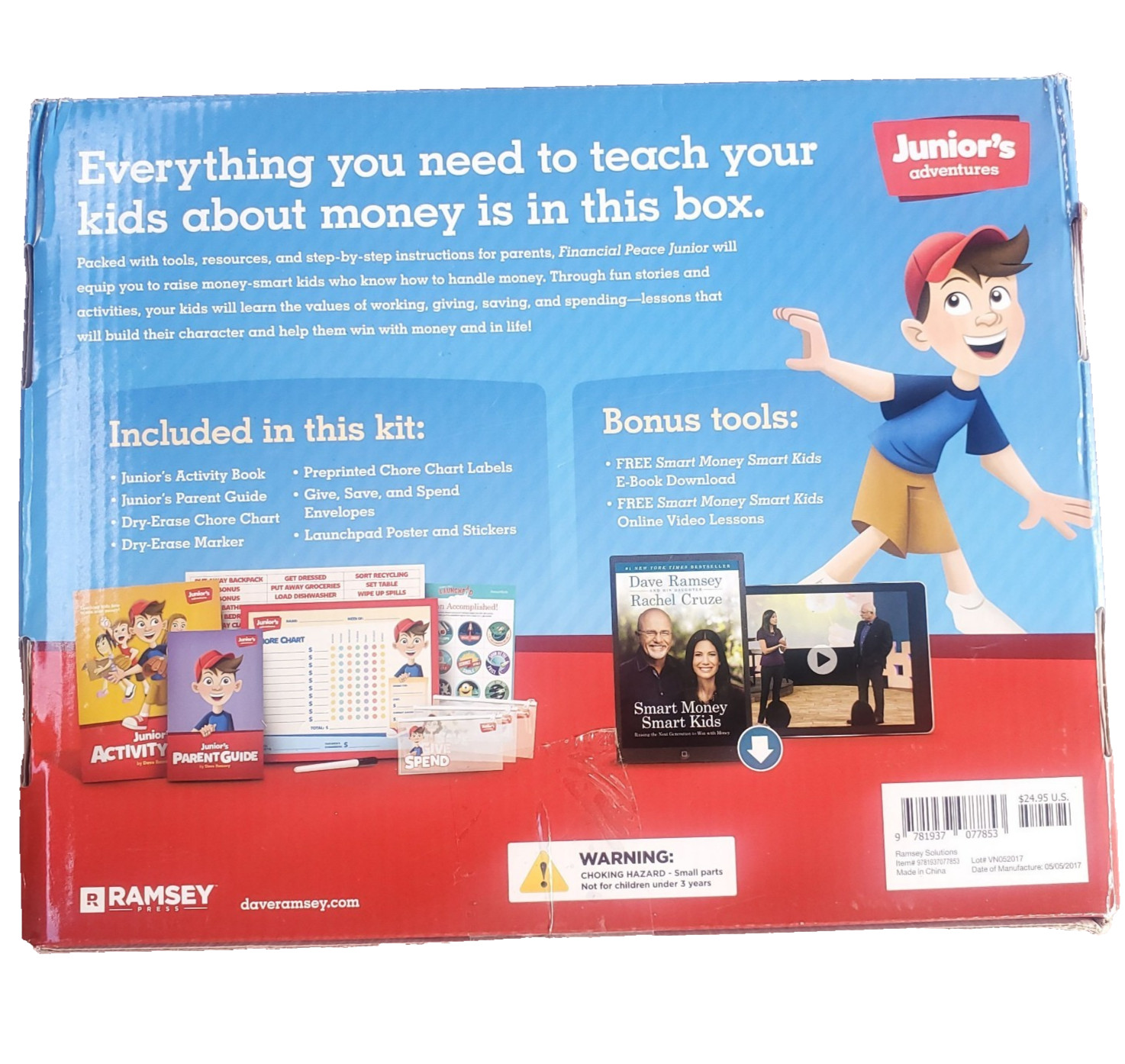 Educational Kids Games Lot Financial Peace Jr Mental Blox STEM Learning Lot of 2