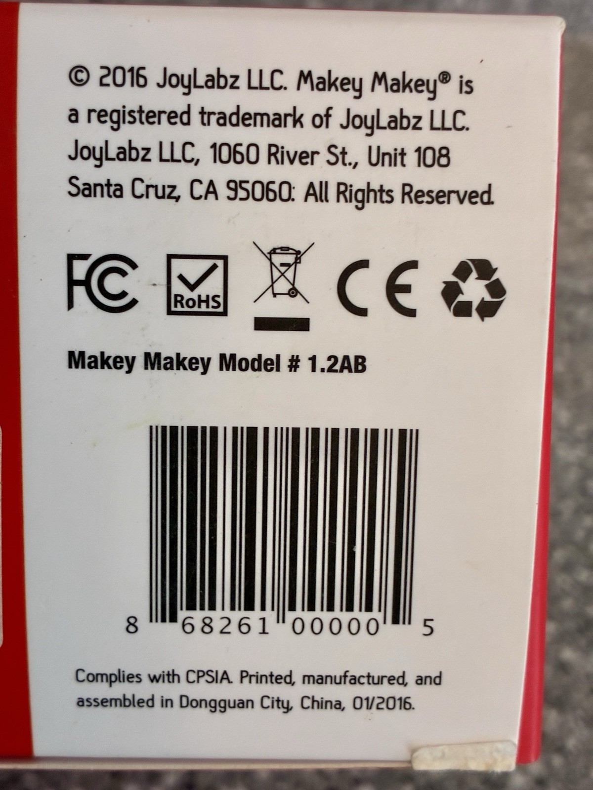 NEW 2016 JOYLABZ Makey Makey Invention Kit For Everyone 1000s Of Possibilities