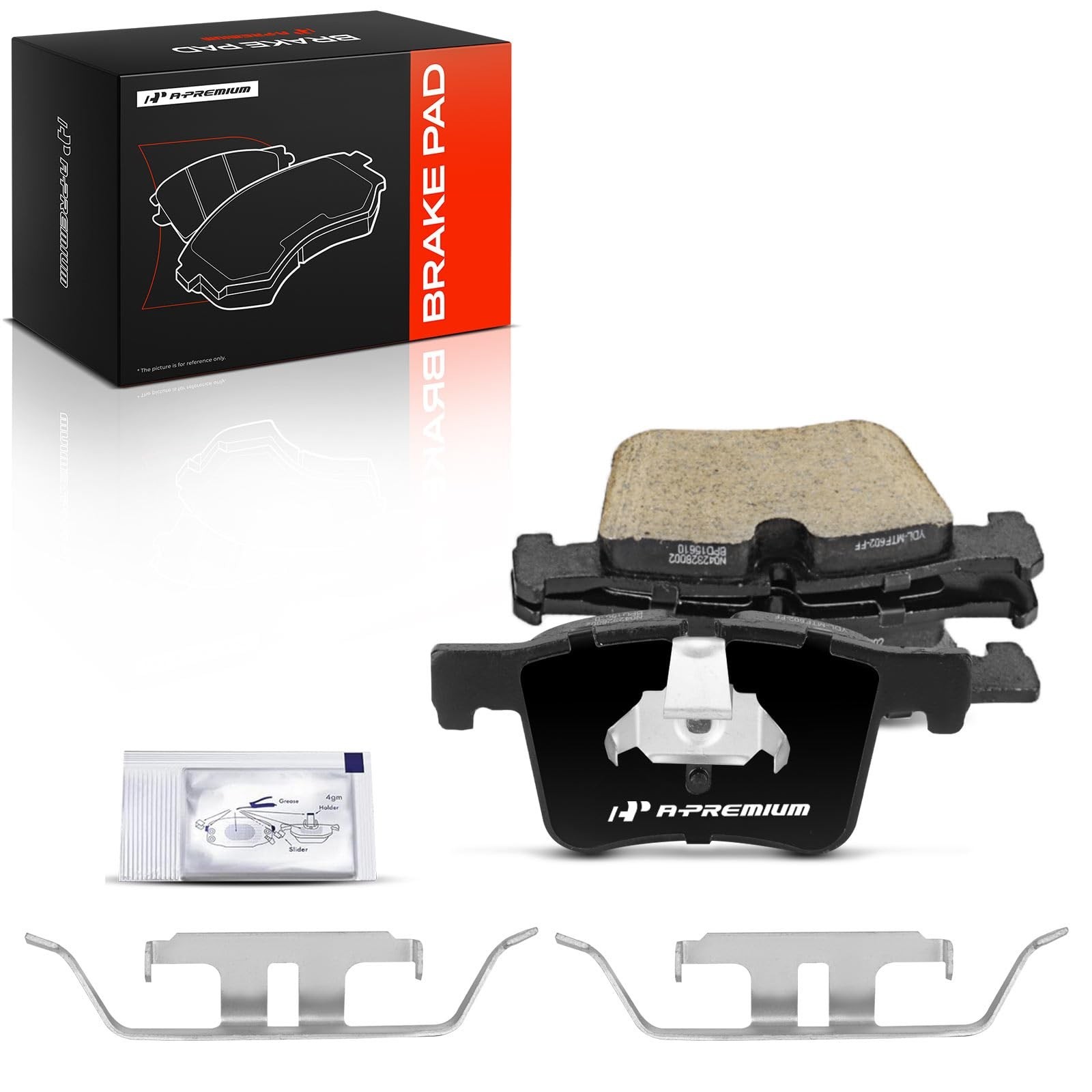 A-Premium Front Ceramic Brake Pads Set Compatible with BMW 320I, 328D xDrive,…