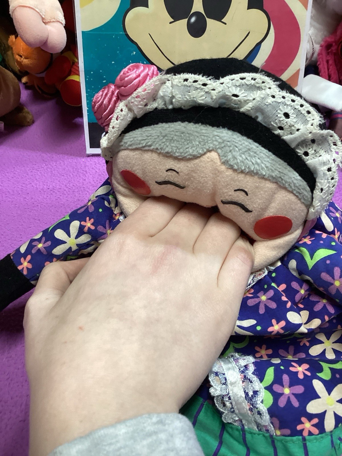 Child’s Play OLD LADY WHO SWALLOWED A FLY Plush Granny Doll Replacement Only HTF