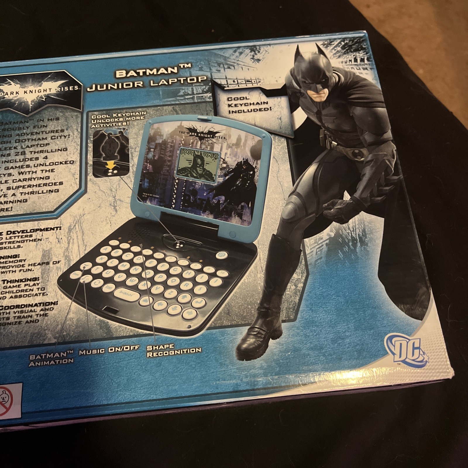 Batman The Dark Knight Rises learning letters laptop New Oregon Scientific