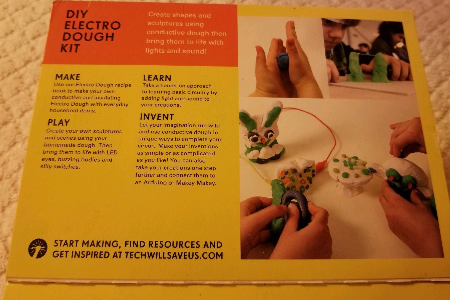 Technology Will Save Us DIY Electro Dough Kit -New Other