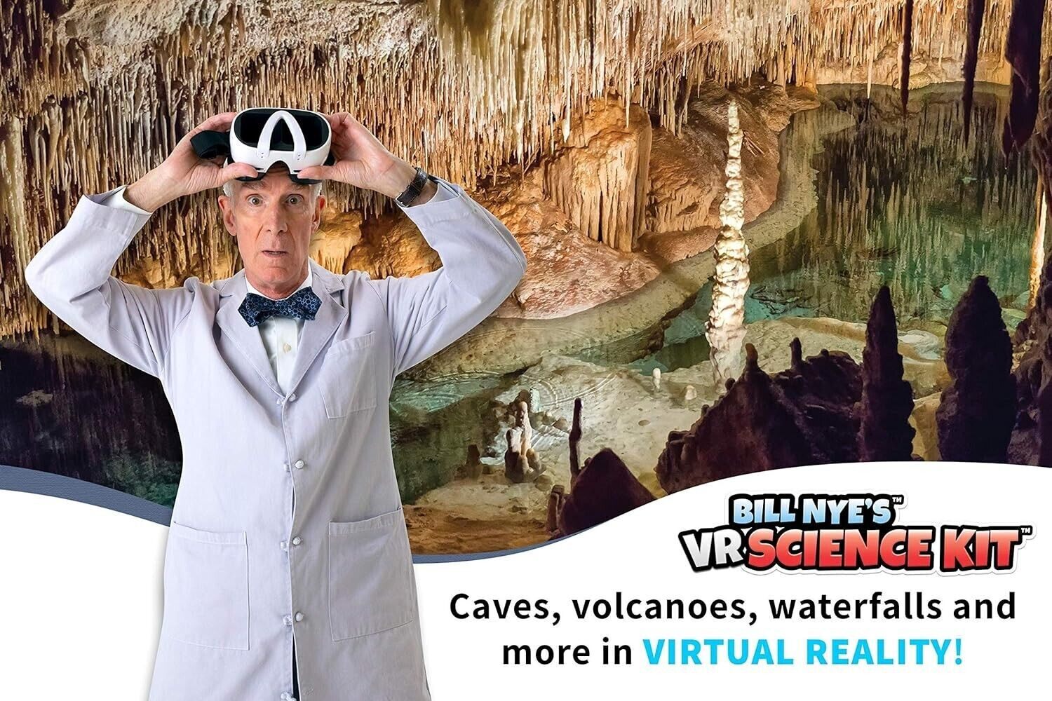 Abacus Brands Bill Nye’s VR Science Kit – Virtual Reality Kids Science Kit, Book
