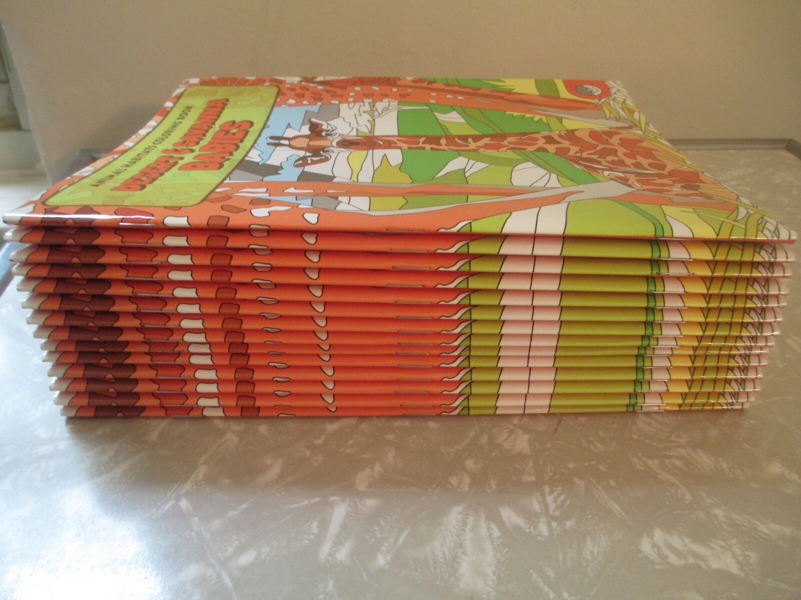New MINDWARE Brainy Toys lot of (14) Intermediate Coloring Books African Animals