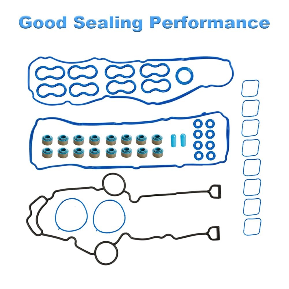 Full Cylinder Gasket Set with Head Bolts Compatible with Dodge Challenger