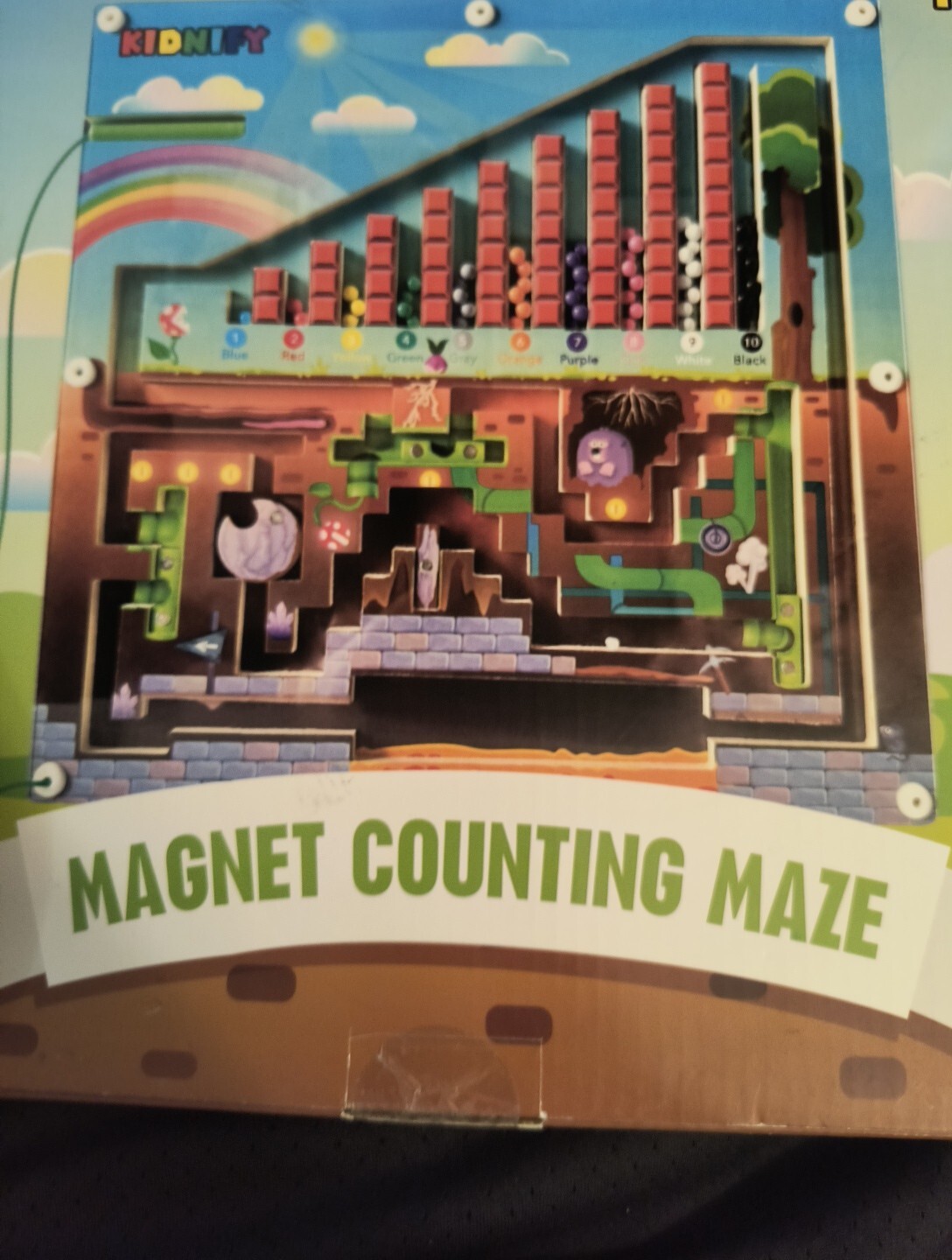 Kidnify Magnetic Color And Numbers Game AGES 3+ NIB