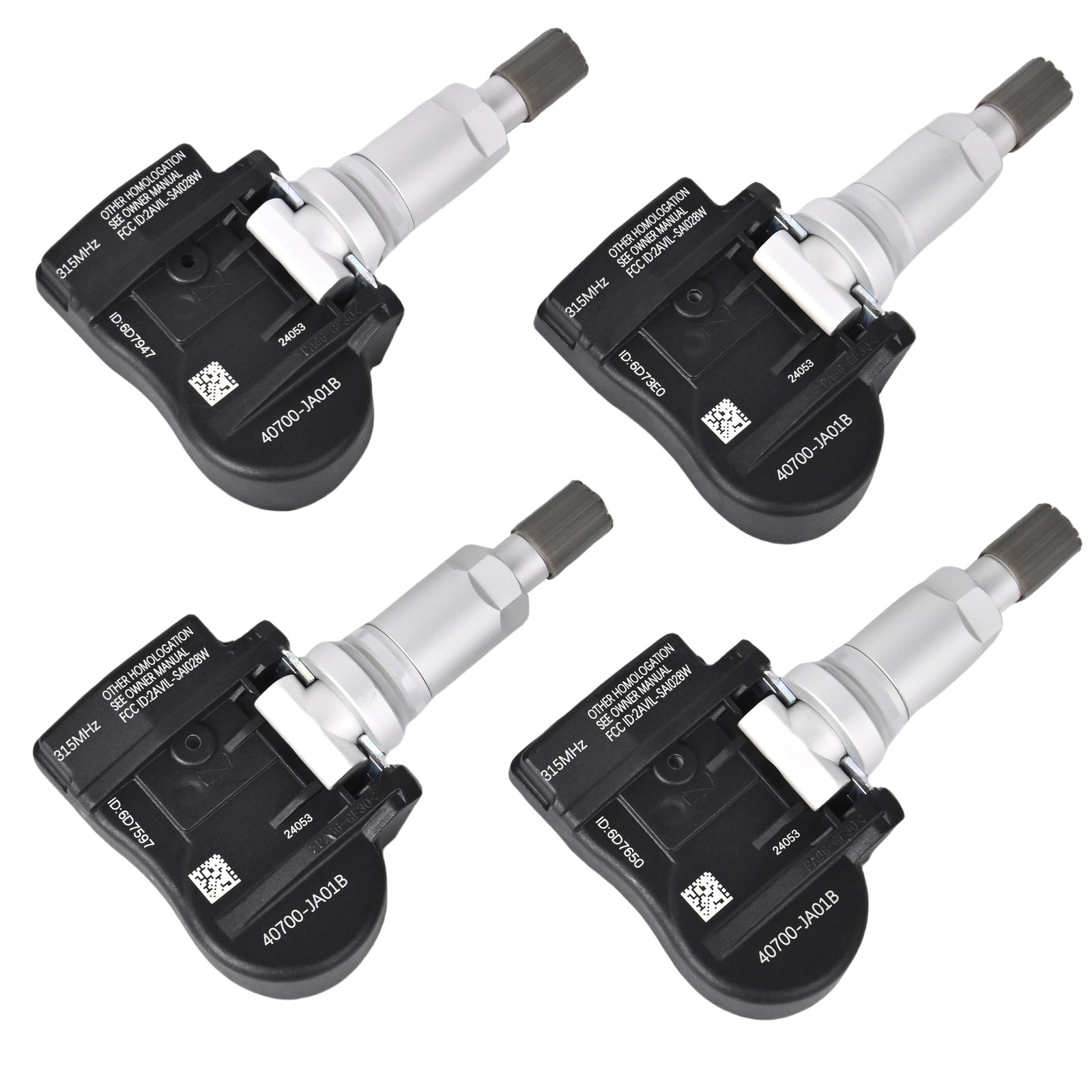 TPMS Tire Pressure Sensors 315MHz Compatible with Nissan 2006-2012 Altima 200…