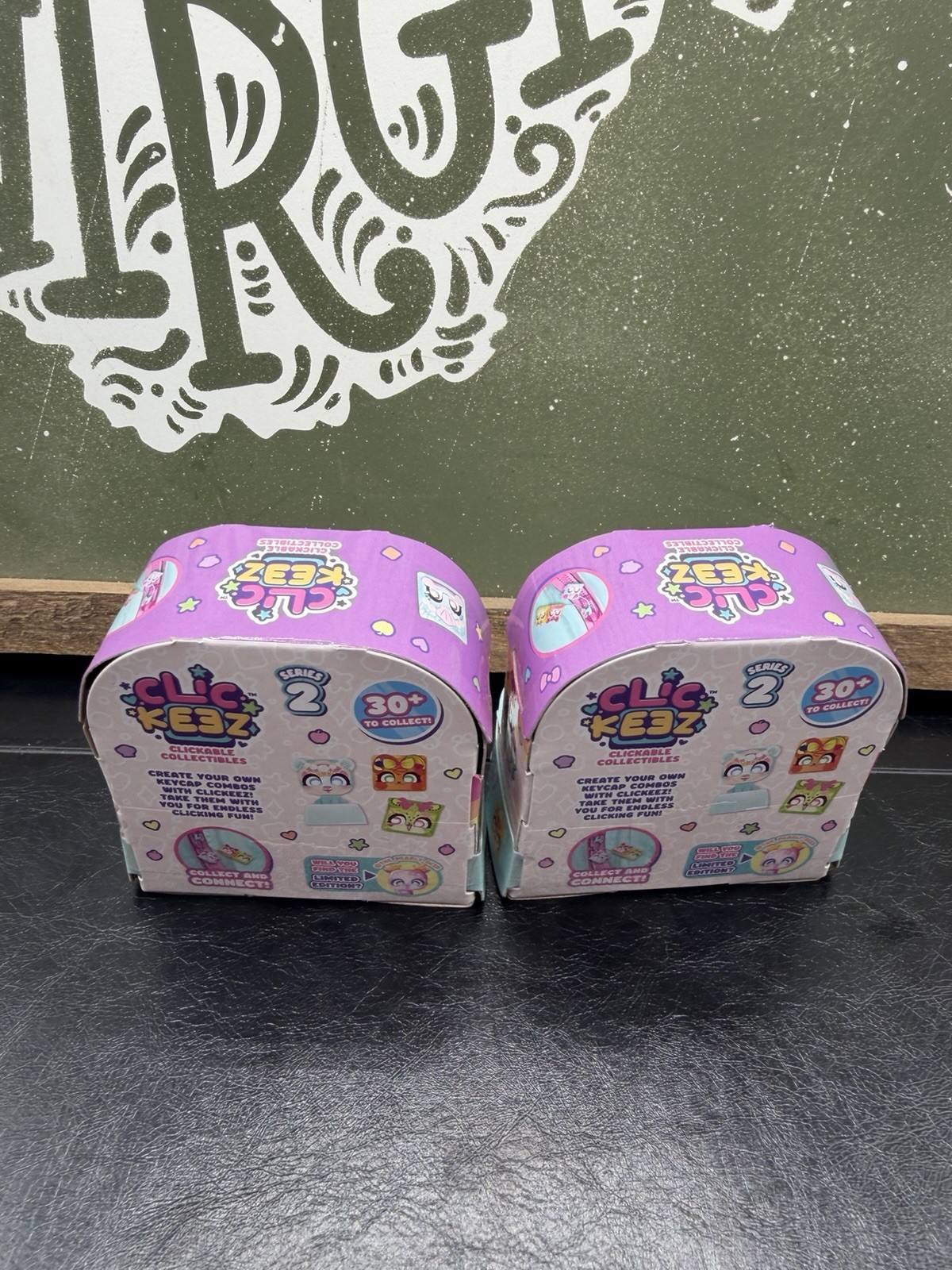 Bundle of 2 Clickeez Series 2 Clickable Collectible Toy 2-Pack Mystery Blind Box