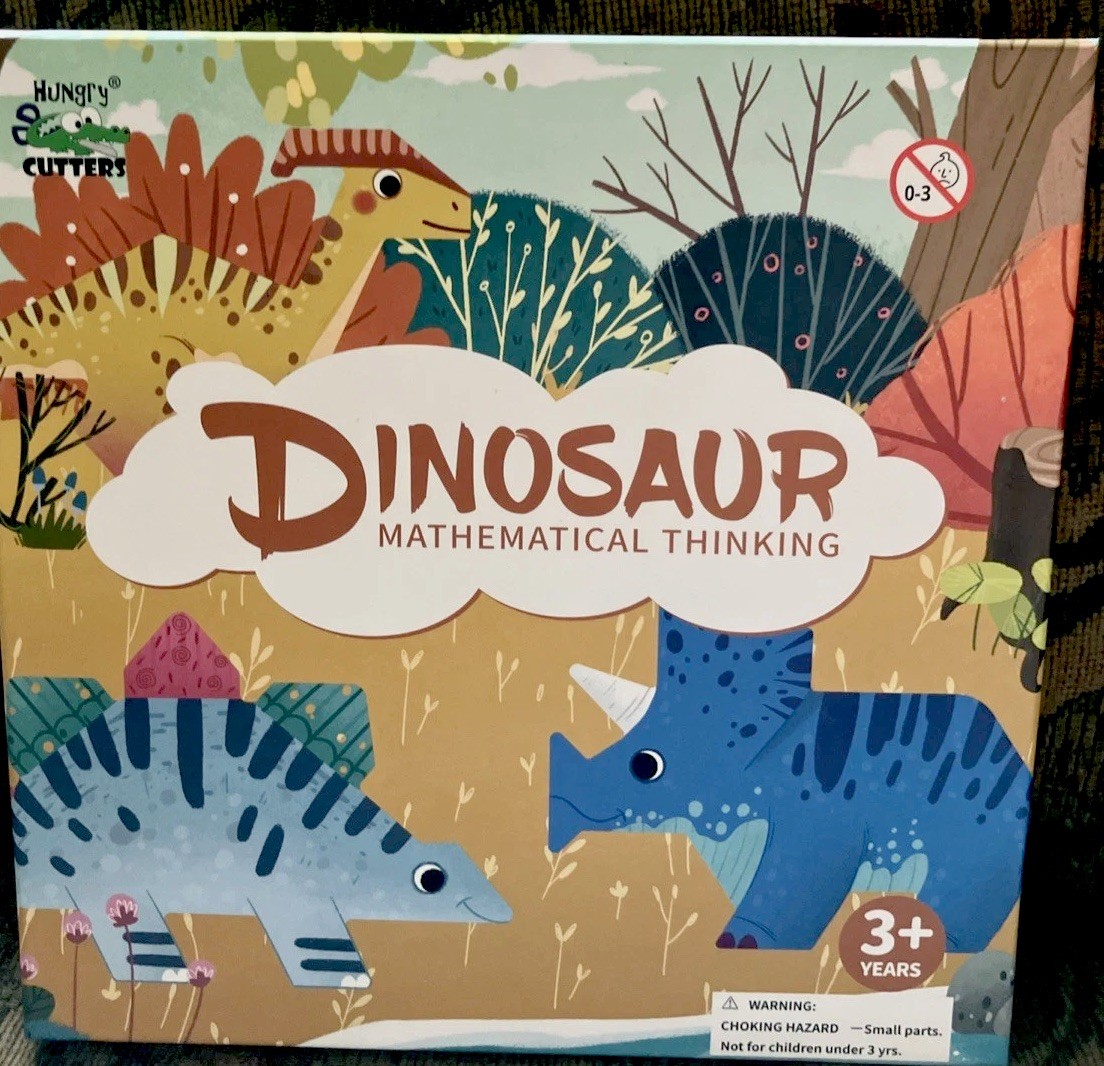 Hungry Cutters Dinosaur Mathematical Thinking Activity Early Childhood PreK New
