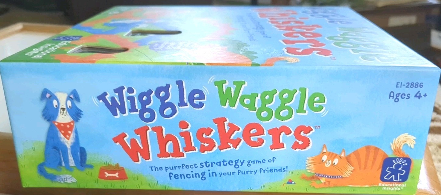 Wiggle Waggle Whiskers Game, Educational Insights, 2 Players, Age4+