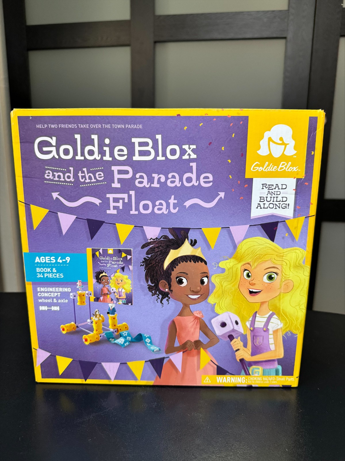 GoldieBlox And The Parade Float Engineering Toy Book Set 34 Pieces Ages 4–9