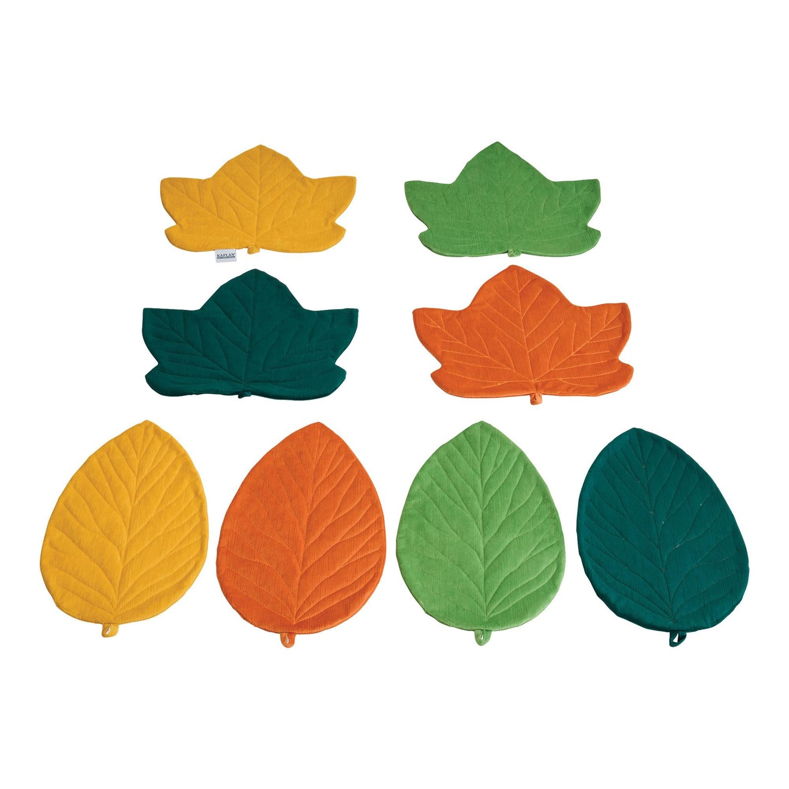Kaplan Early Learning Jumbo Sensory Leaves – Set of 8
