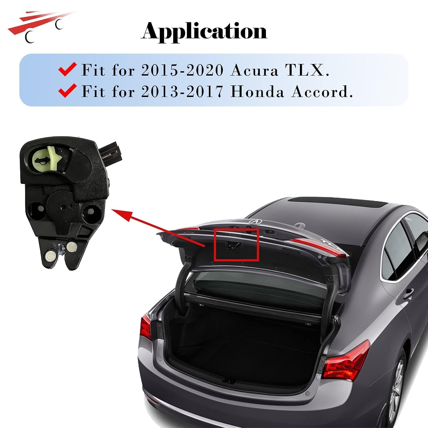 Lock Assembly Trunk Latch Actuator for 2013-2017 Honda Accord 2015-… Fast Ship