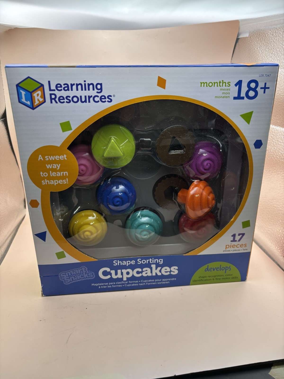 Learning Resources Smart Snacks Shape Sorting Cupcakes Educational Toy Ages 18+
