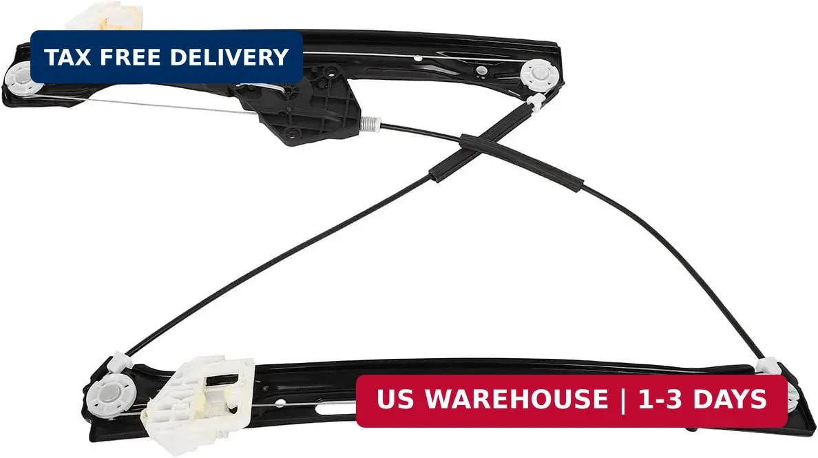cciyu Power Window Regulator Without Motor Replacement for 2013-2018 for BMW 320