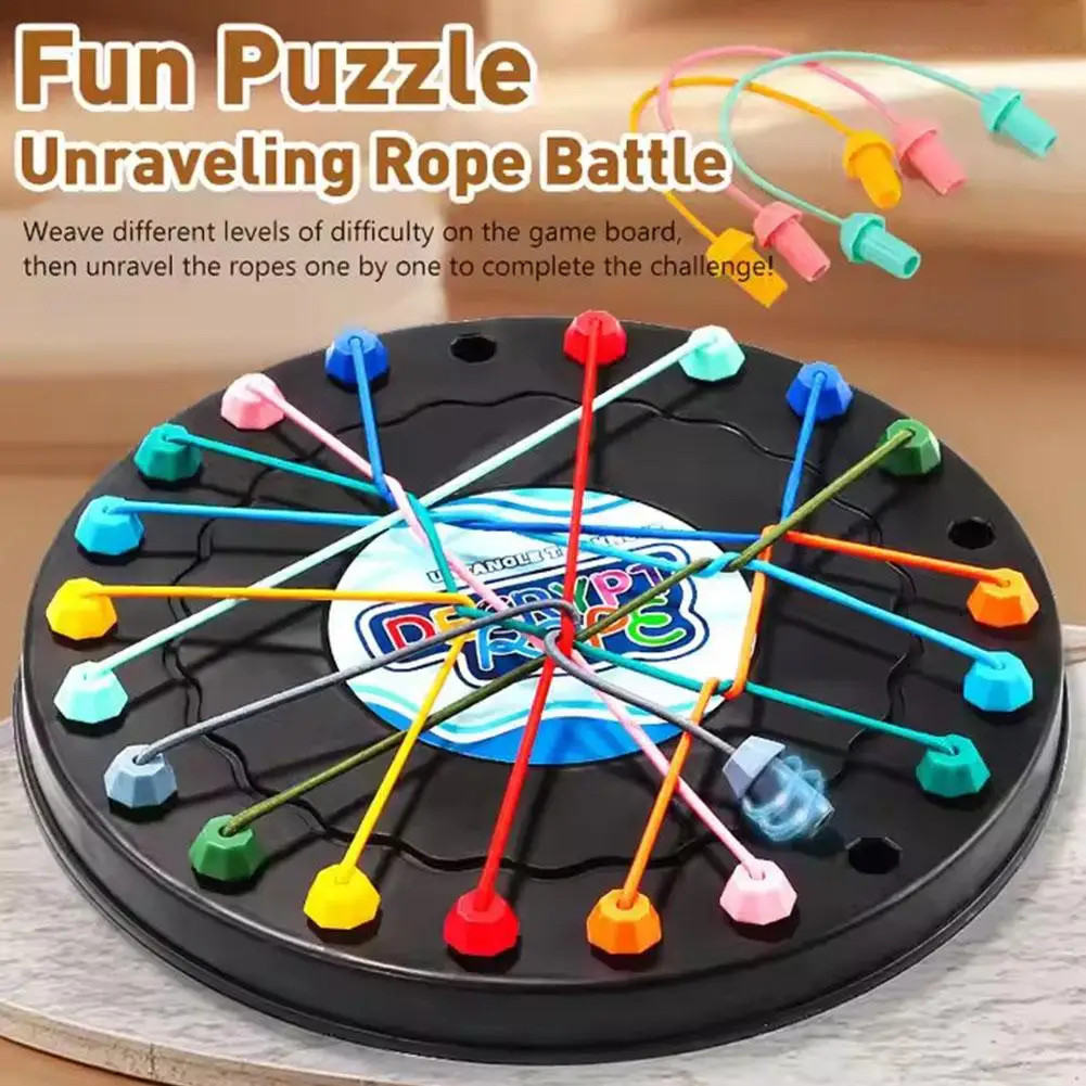 Rope Untying Puzzle Game Kids Educational Logic Thinking Training Toy