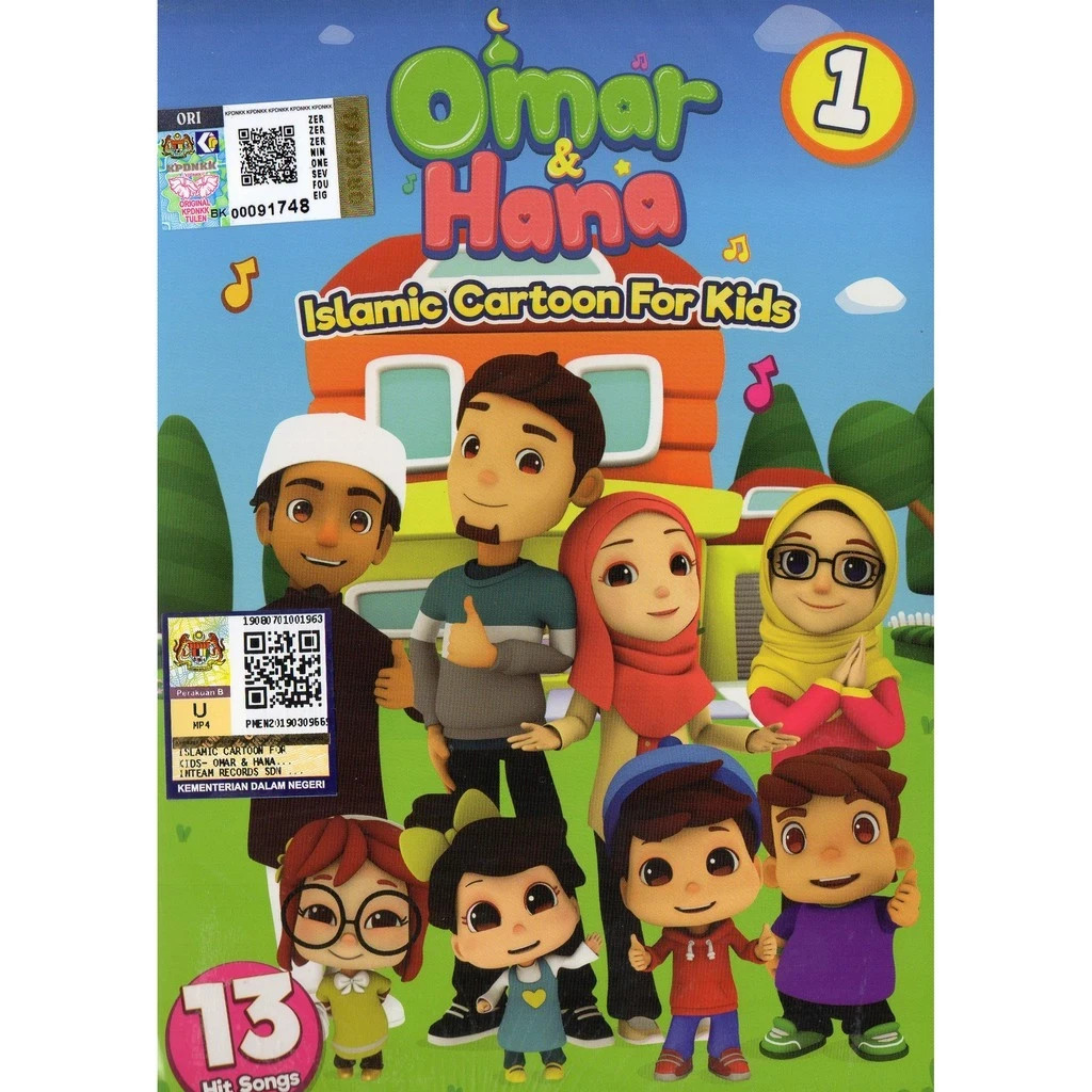 Omar & Hana DVD Islamic Cartoon For Kids Song Children Kids English Video Music
