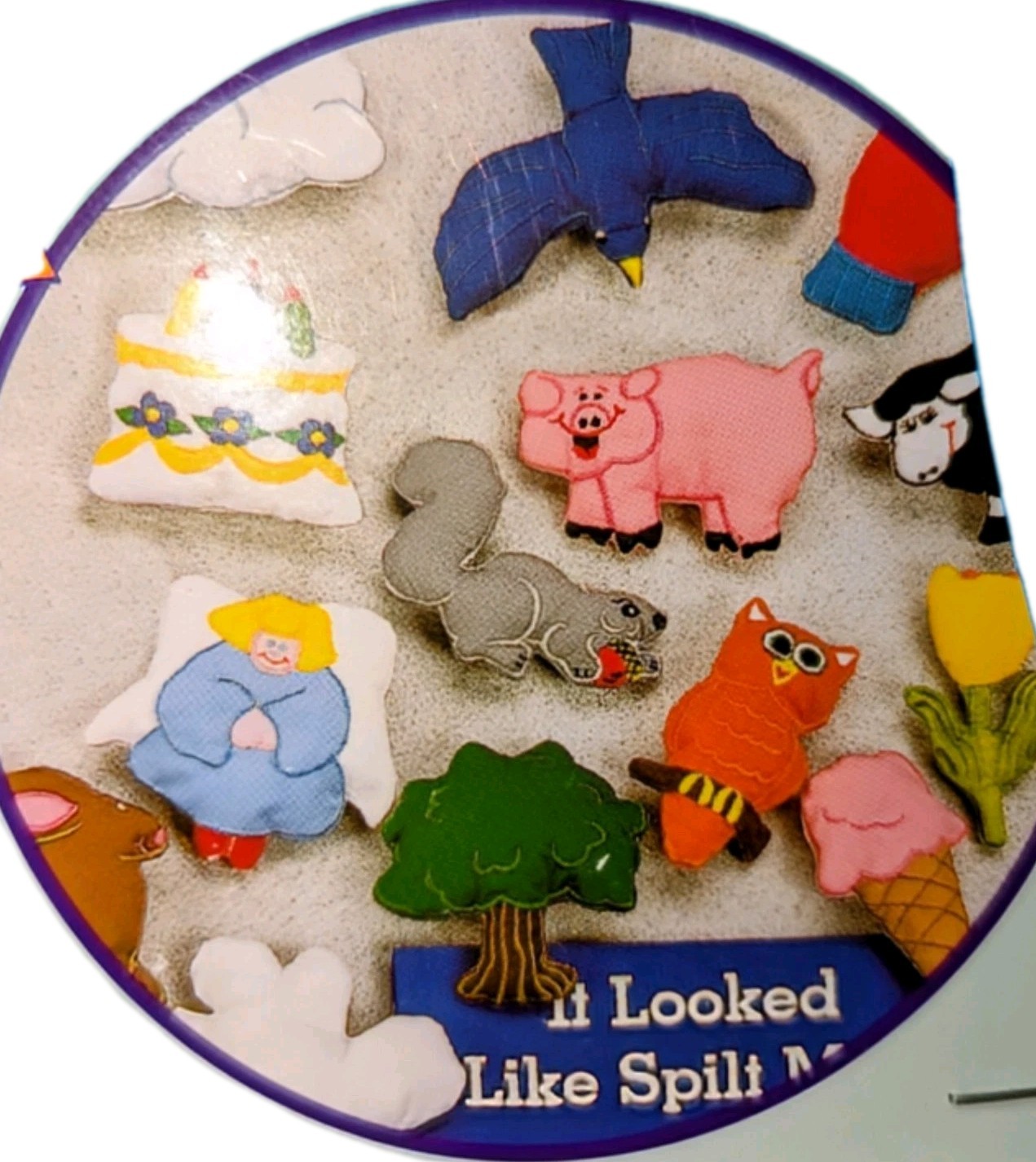 Lakeshore It Looked Like Spilt Milk Book Storytelling Kit 14 Pc Charles Shaw NEW